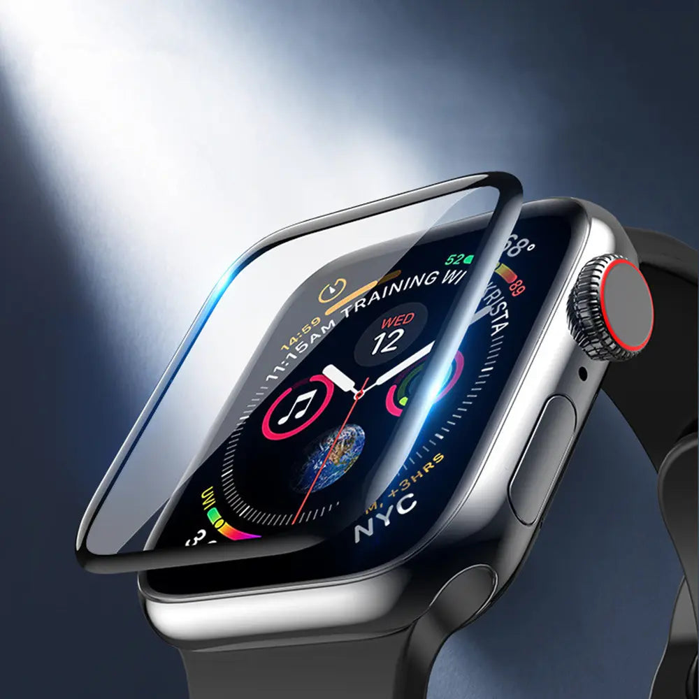 Ny trend: Skærmbeskyttelse med sort ramme til Apple Watch