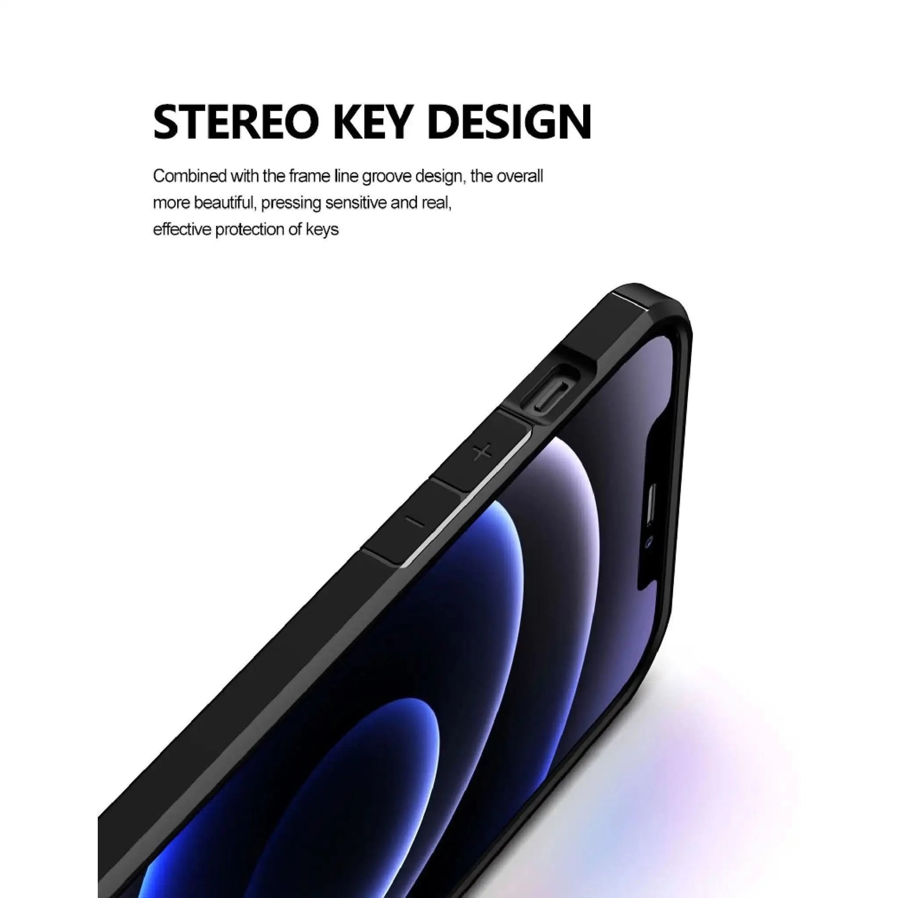 Heavy Duty cover til iPhone – sort og mørkegrøn, monteret på telefon