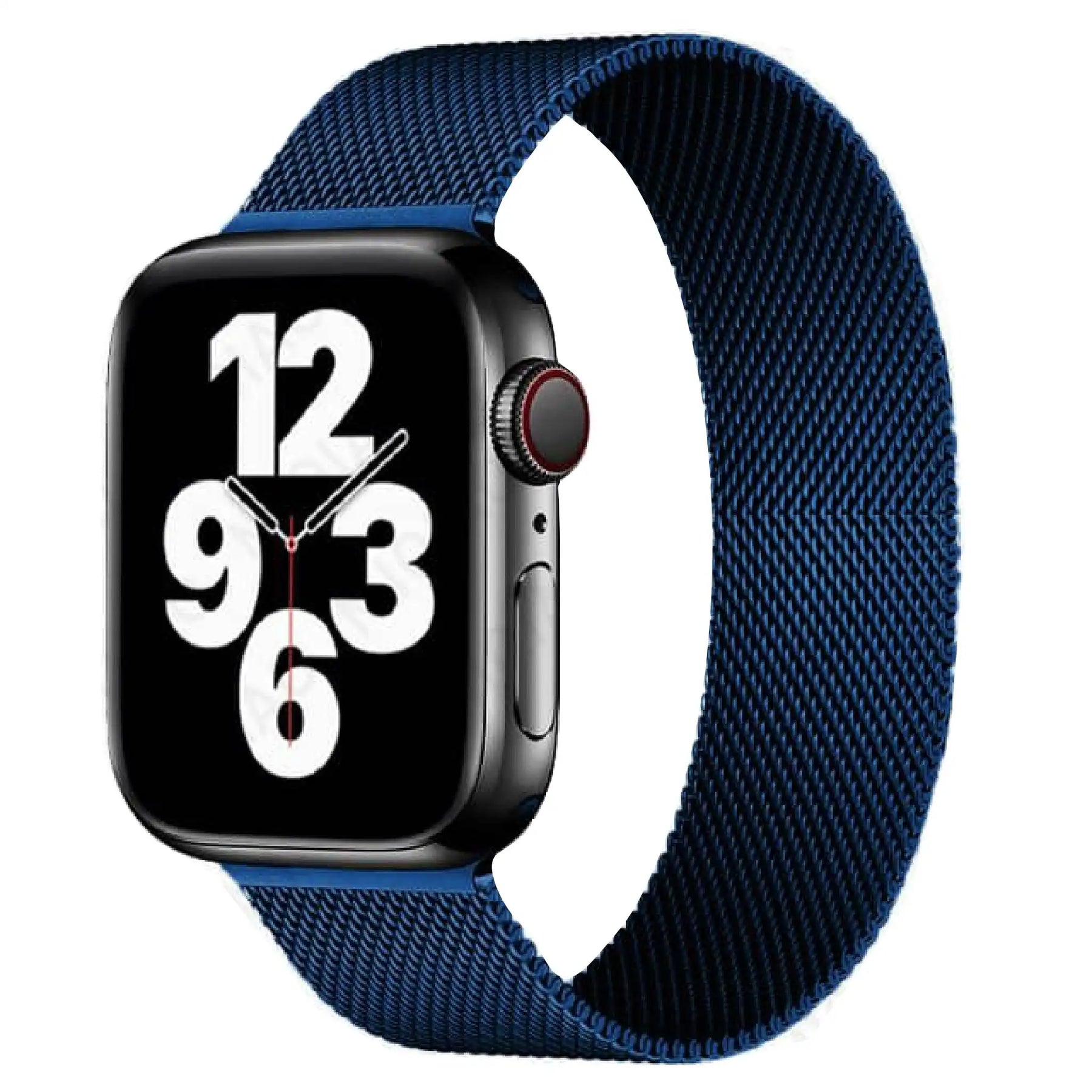 Blå stålrem til Apple Watch – mesh-rem, magnetisk lukning og moderne design