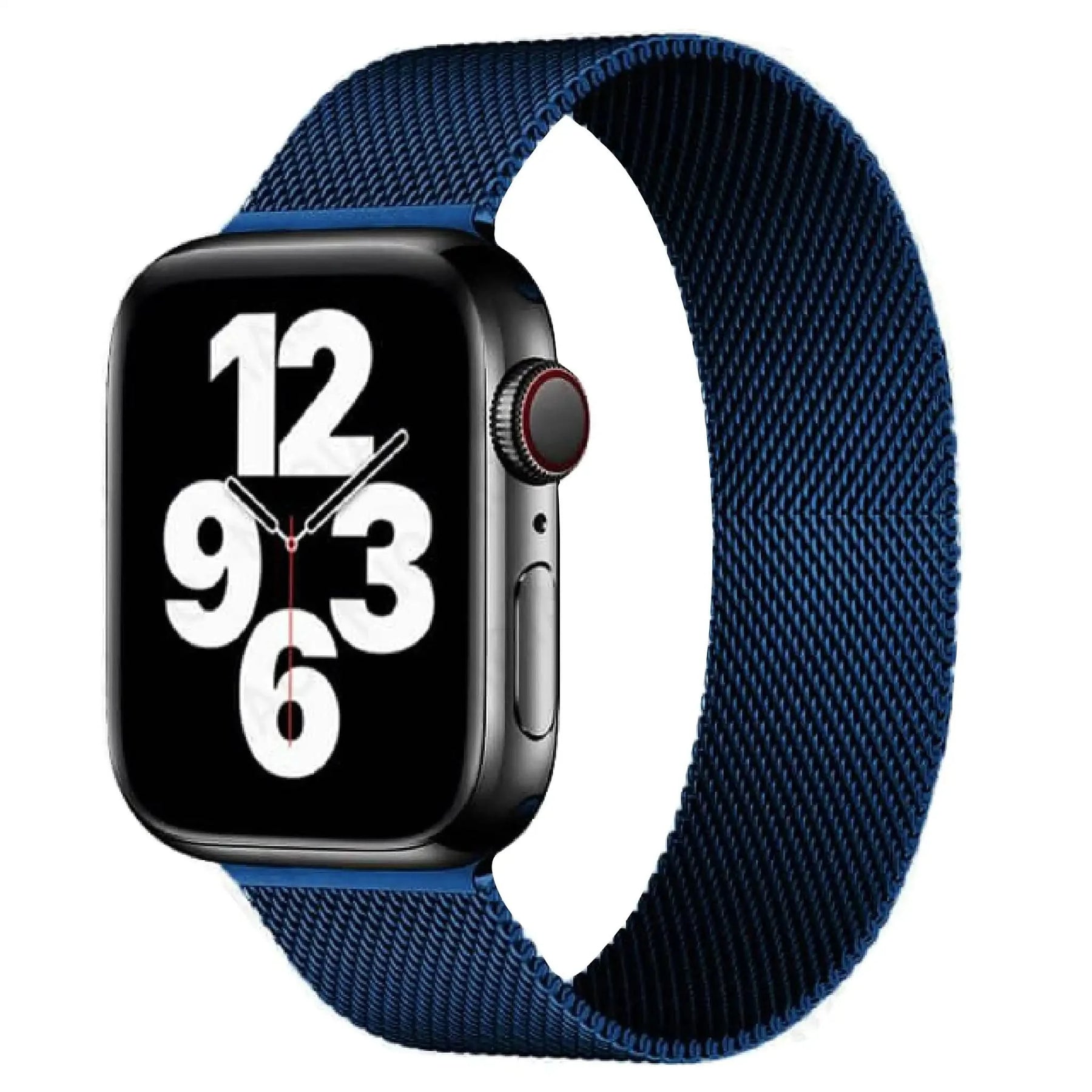 Blå stålrem til Apple Watch – mesh-rem, magnetisk lukning og moderne design