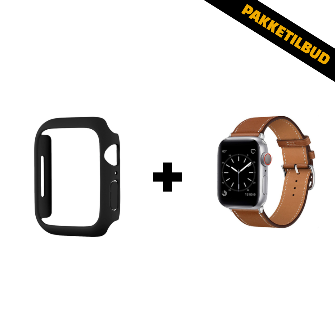 Læderrem Case Pakke til Apple Watch