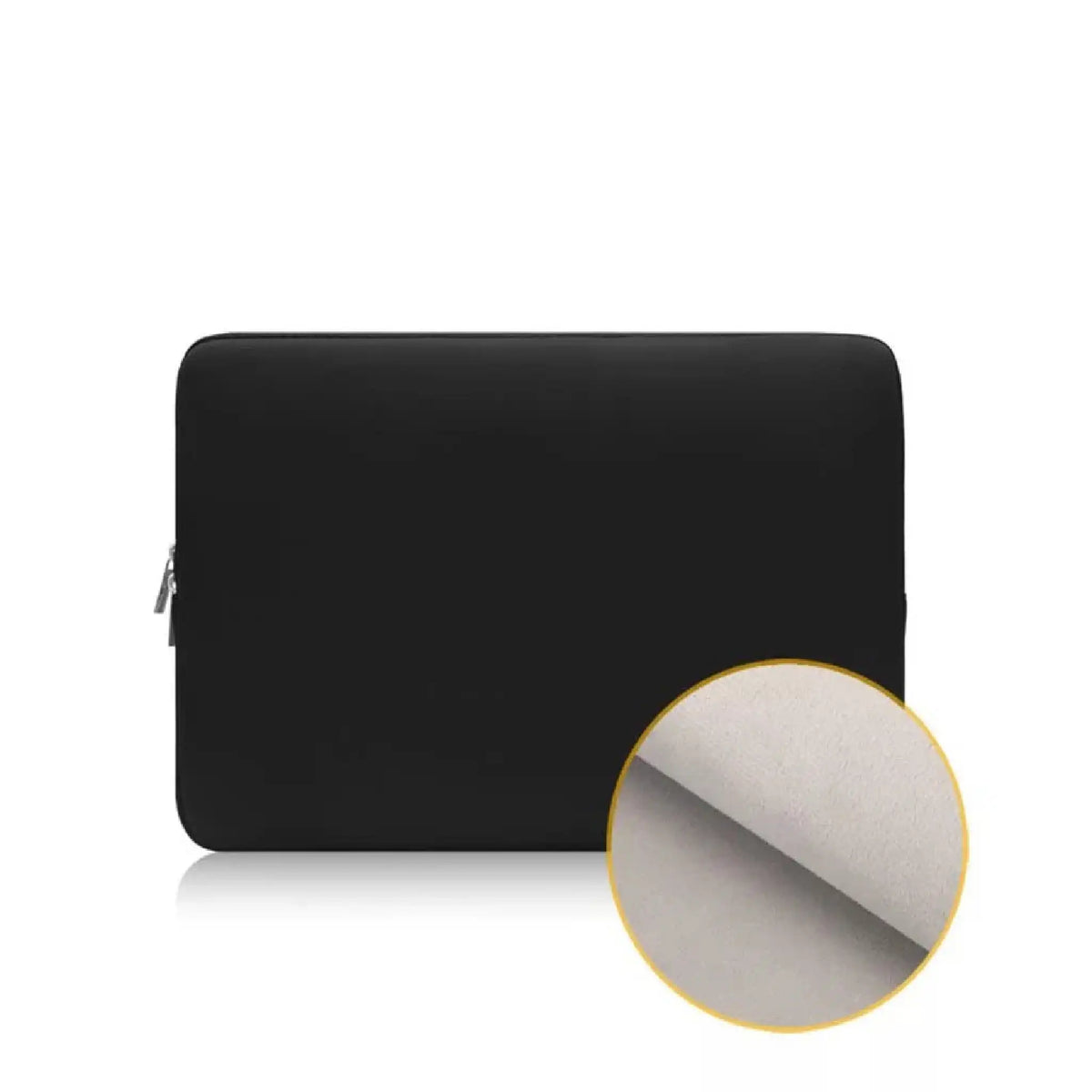 Computer sleeve med lynlås og blødt indvendigt foer