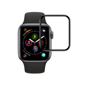 Gennemsigtig skærmbeskyttelse til Apple Watch – vises klar til montering på ur