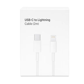 USB-C til Lightning kabel – 2 meter hurtig opladning til iPhone og iPad